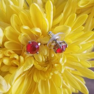 NY & Co | Ruby CZ Stud Earrings